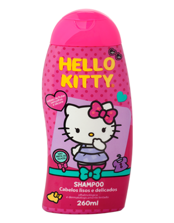 Shampoo Lisos e Delicados Hello Kitty 260ml