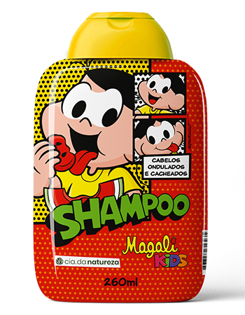 Shampoo Cabelos Ondulados e Cacheados Magali Kids 260ml