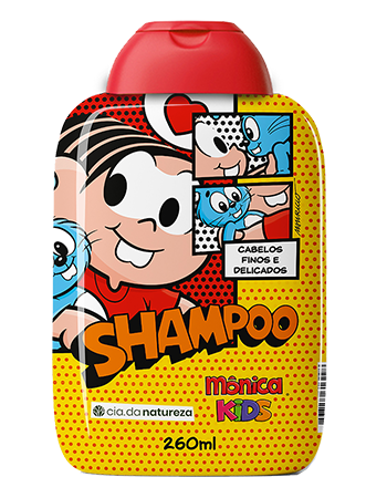 Shampoo Cabelos Finos e Delicados Mônica Kids 260ml