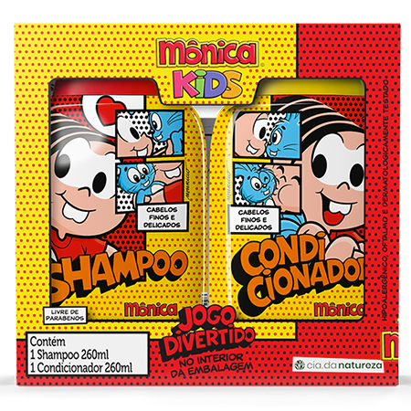 Combo Mônica Kids Shampoo + Condicionador 260ml